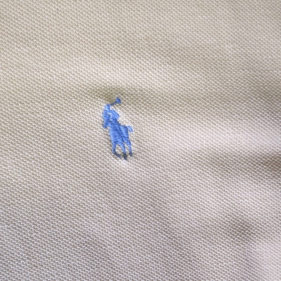 Vintage Polo by Ralph Lauren Yellow Polo Shirt Men’s Size L – Made in USA - Picture 3 of 5